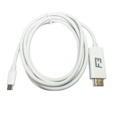 Cabo De Vídeo Conversor F3, USB-C Para HDMI 4k, 1.8 Metros