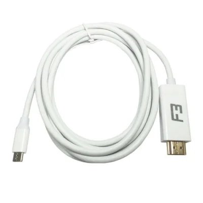 Cabo De Vídeo Conversor F3, USB-C Para HDMI 4k, 1.8 Metros