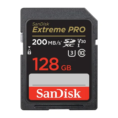 Cartão Sdxc Sandisk Extreme Pro 128gb - 200mb/s