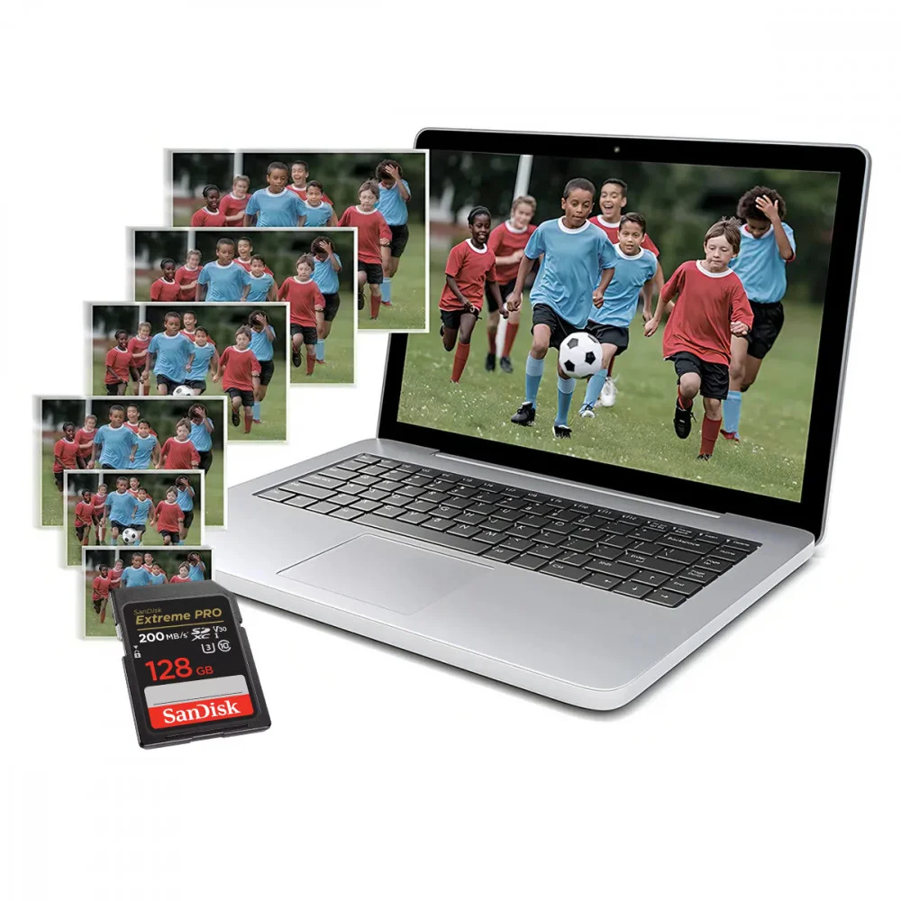 Cartão Sdxc Sandisk Extreme Pro 128gb - 200mb/s