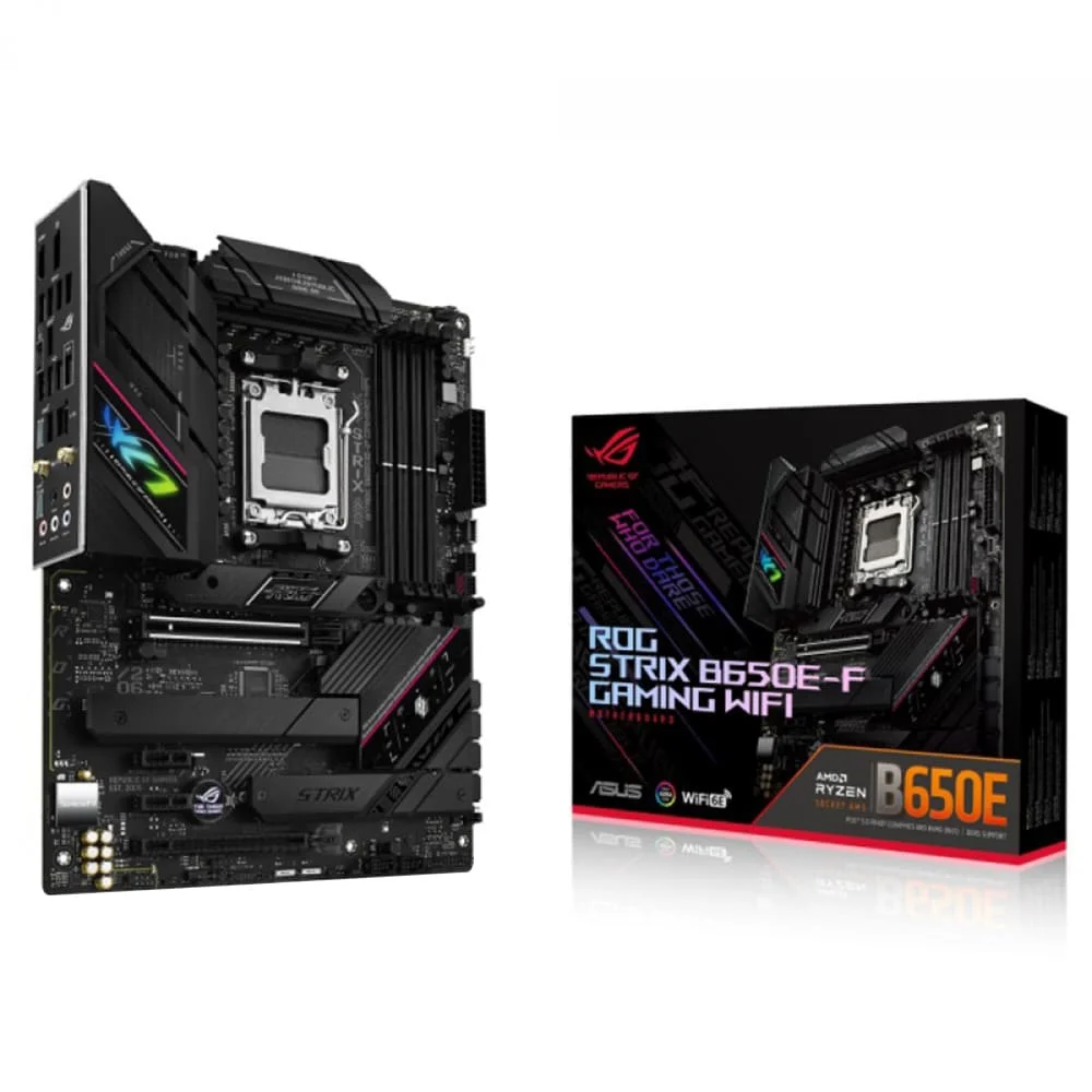 Placa Mãe Asus Rog Strix B650e-f Gaming, Wifi, AMD, AM5, DDR5, CHIPSET B650, ATX