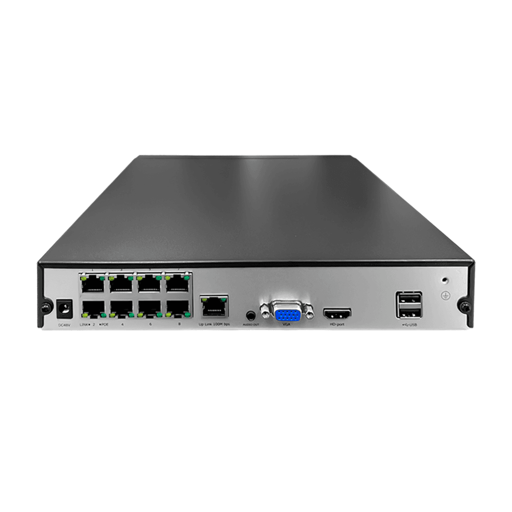 Imagem 4 de 4 do produto Nvr Gravador Segurança Vídeo Digital, Em Rede Poe, C/ 8 Ch 4k