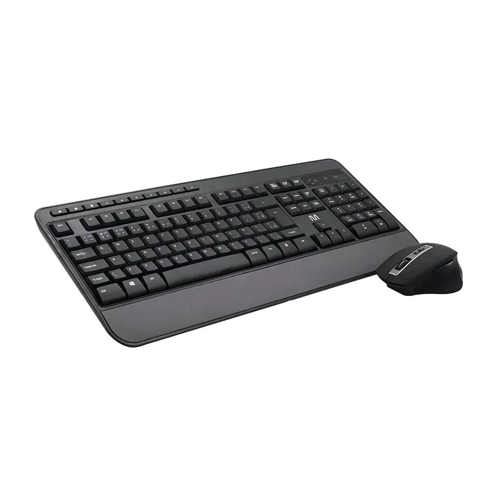 Imagem 2 de 5 do produto Kit Teclado E Mouse Multil Cs1200 Wireless, Multimídia, Bluetooth + USB, 3200dpi Ajustável, Preto - Tc301