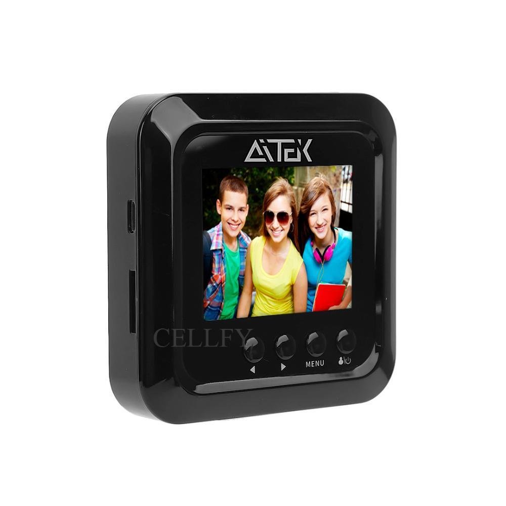 Imagem 3 de 4 do produto Olho Mágico Digital Aitek, Tela 2.4", Visão Noturna, Visor Foto, Vídeo, 320p