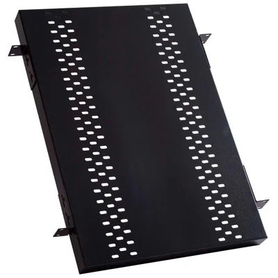 Bandeja Para Rack 19 1ux 700mm, 4 Pontos, Ventilada, Preta - Banfx0024