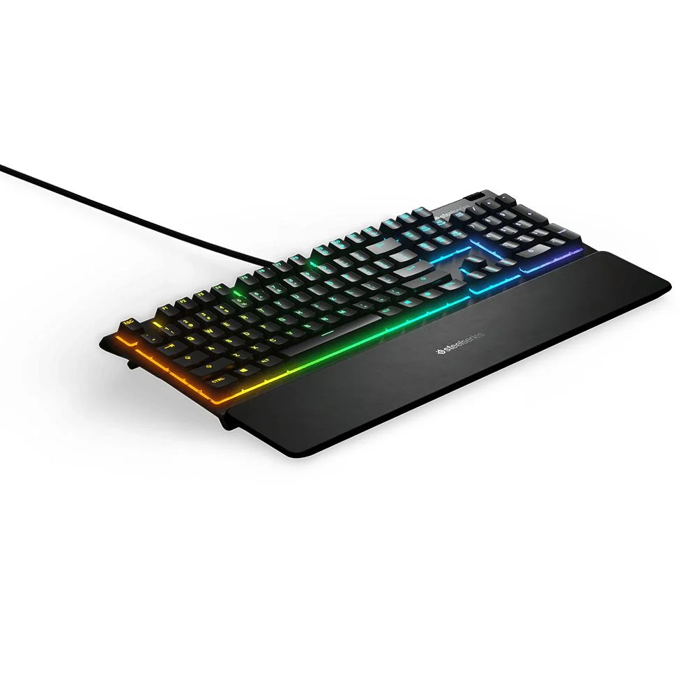 Imagem 4 de 5 do produto Teclado Apex 3 Steelseries, RGB, Anti-ghosting, Switches Whisper-quiet, Br - 64796