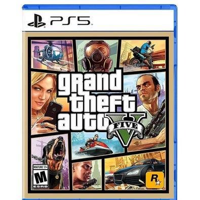 Jogo Gta V 5, Grand Theft Auto 5, Playstation 5 - Mídia Física