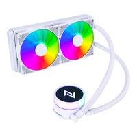 Water Cooler Neologic Liquid Color Ice Storm 2.4, Intel/AMD, Rainbow, 240mm, Branco