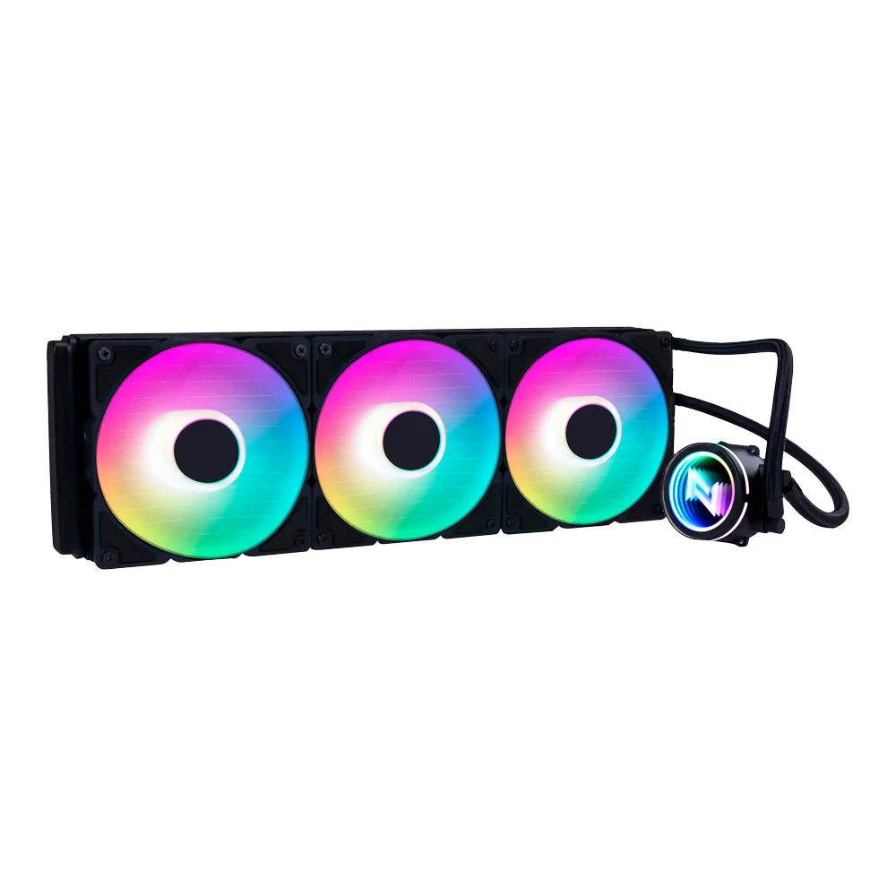 Water Cooler Neologic Liquid Color Dark Storm 3.6, Intel/AMD, aRGB, 360mm, Preto 6