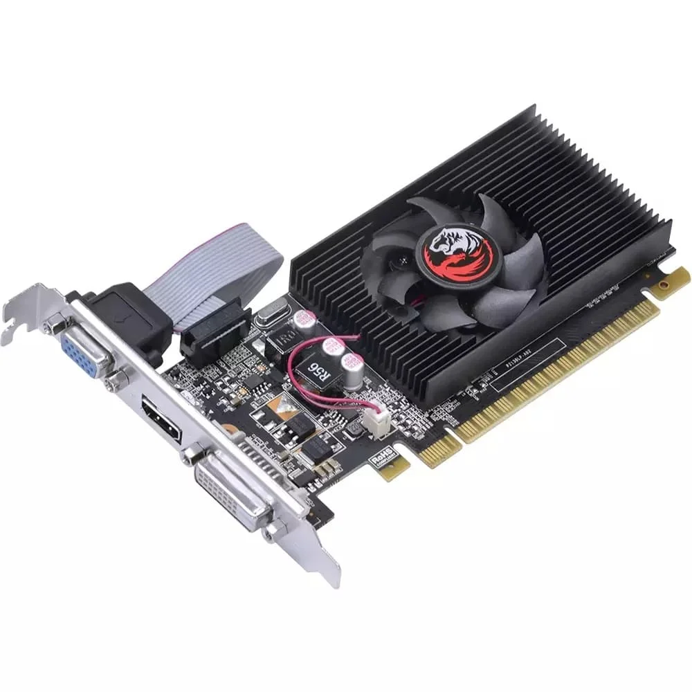Imagem 4 de 5 do produto Placa De Vídeo Geforce Gt 710 PCyes Nvidia, 2GB, DDR3, 64 Bits - Pvgt7102gb