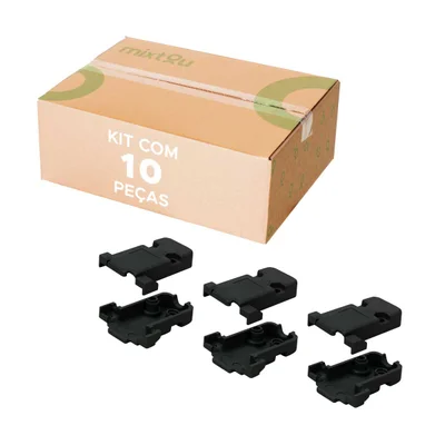 Kit C/ 10 Capa Db-9 Kit Curto Plástica 025-0909 Proteção E Acabamento Para Conectores Db9 5+