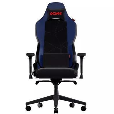 Cadeira Gamer Sentinel Colbat Blue Pcyes, Até 150KG, Inclinação de 135 Graus,  Suporte Ergonômico, Azul