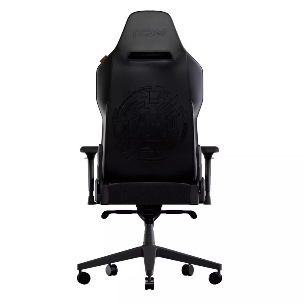 Cadeira Gamer Sentinel Mint Green Pcyes, Até 150KG, Inclinação de 135 Graus, Suporte Ergonômico, Preta