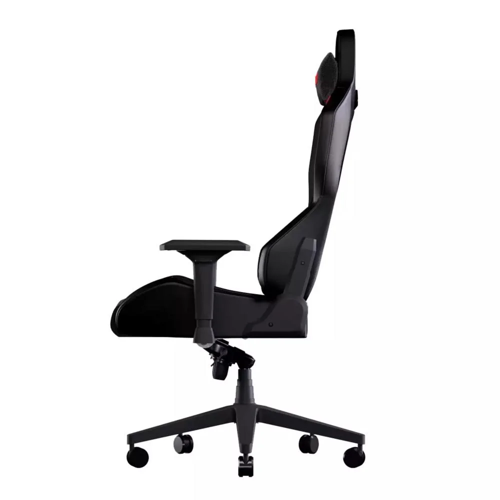 Cadeira Gamer Sentinel Mint Green Pcyes, Até 150KG, Inclinação de 135 Graus, Suporte Ergonômico, Preta