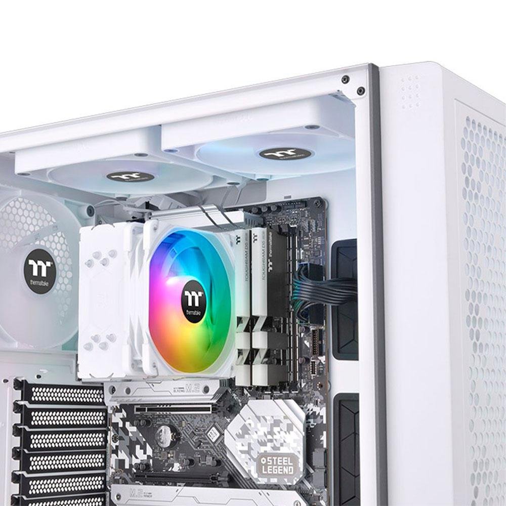 Imagem 5 de 5 do produto Cooler Ux200 Se, ARGB, Lighting, Branco, 170w, Intel/AMD, Tt - Cl-p116-al12sw-a