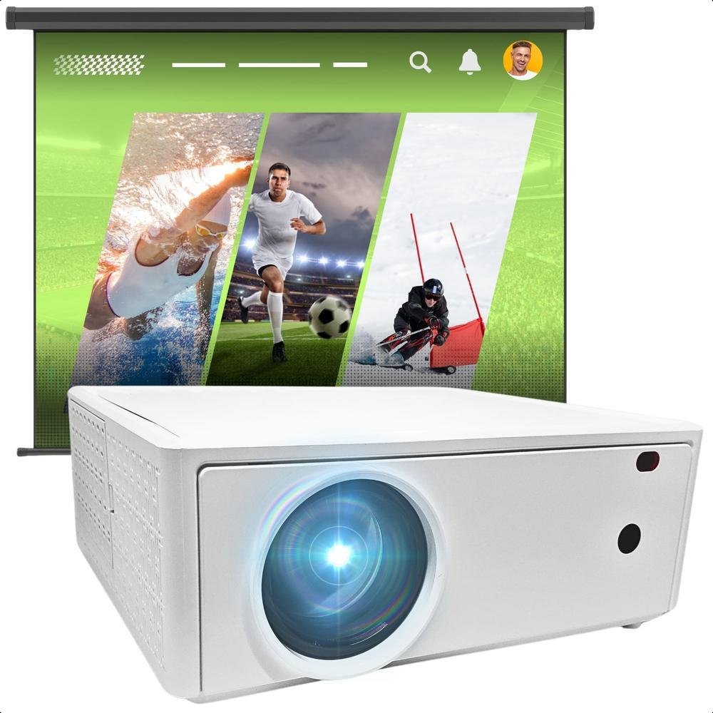 Projetor Everycom E700 Pro 7500 Lumens 200 KaBuM
