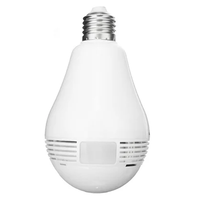 Câmera Ip Lâmpada LED 360 Vr-c9-c Vr Cam Espiã Infra Noturna