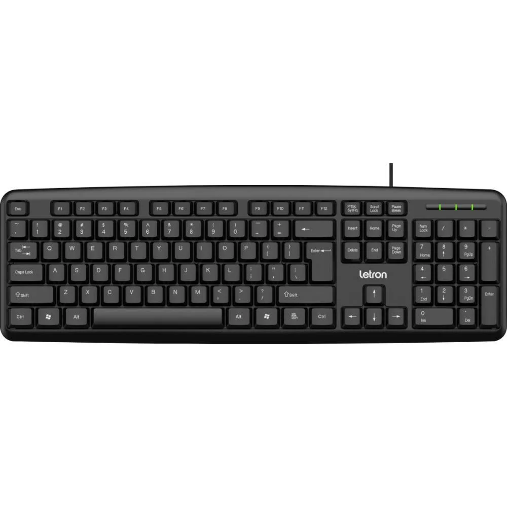 Imagem 2 de 3 do produto Teclado Usb Letron Padrao Day By Day Pt