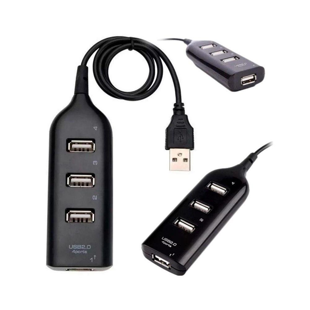 Hub USB 20 Lehmox 4 portas USB 480Mbps KaBuM
