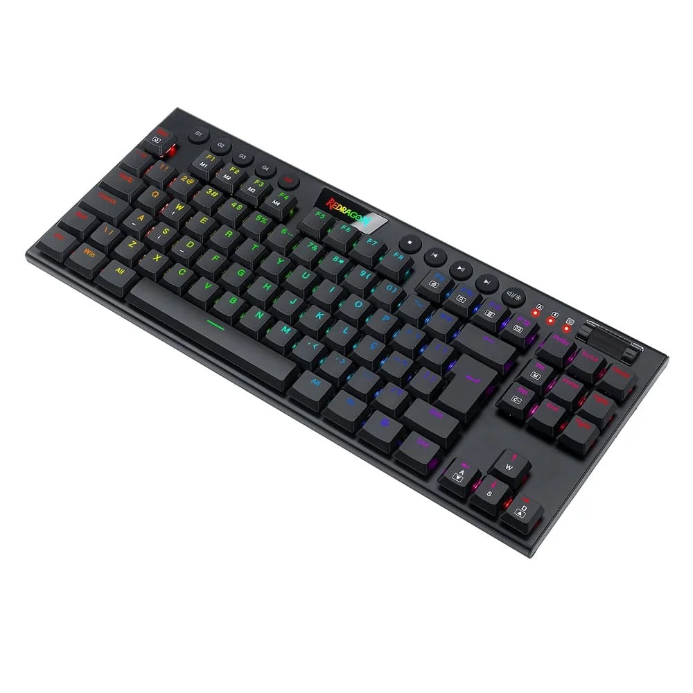 Teclado Mecânico Redragon K622, Gamer Horus TKL, RGB, Switch Brown, Com Fio, Preto Teclado Mecânico Redragon K622, Gamer Horus TKL, RGB, Switch Brown, Com Fio, Preto
