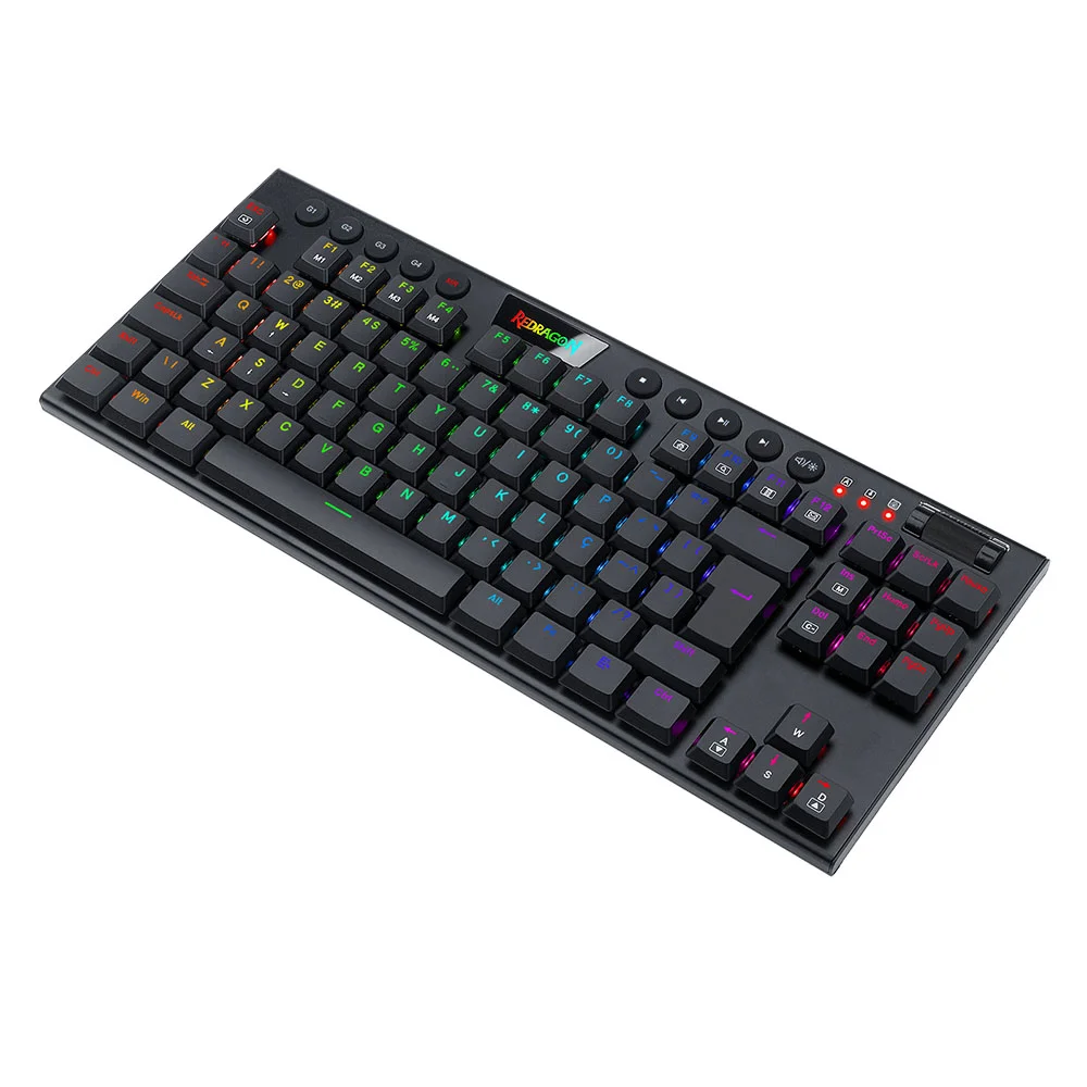 Teclado Mecânico Redragon K622, Gamer Horus TKL, RGB, Switch Brown, Com Fio, Preto Teclado Mecânico Redragon K622, Gamer Horus TKL, RGB, Switch Brown, Com Fio, Preto