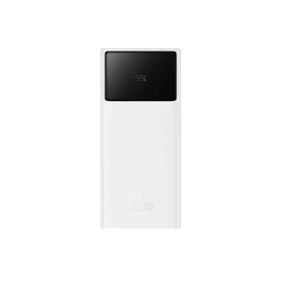 Power Bank Baseus, 10.000mah, Carregamento Rápido, Usb e Usb-c ,22.5w, Branco - Ppxj10