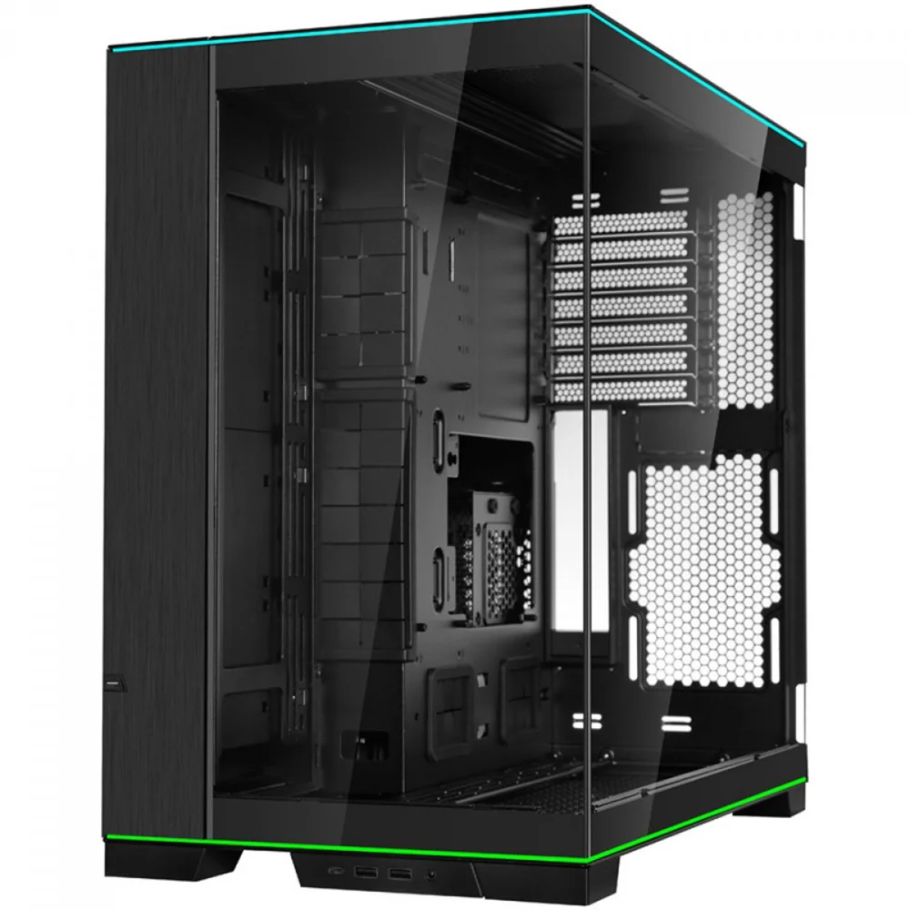 Imagem 2 de 5 do produto Gabinete Gamer Lian Li O11 Dynamic Evo, Mid Tower, RGB, Frontal, Lateral Vidro Temperado, Sem Fan, Sem Fonte, Preto - O11deRGBx