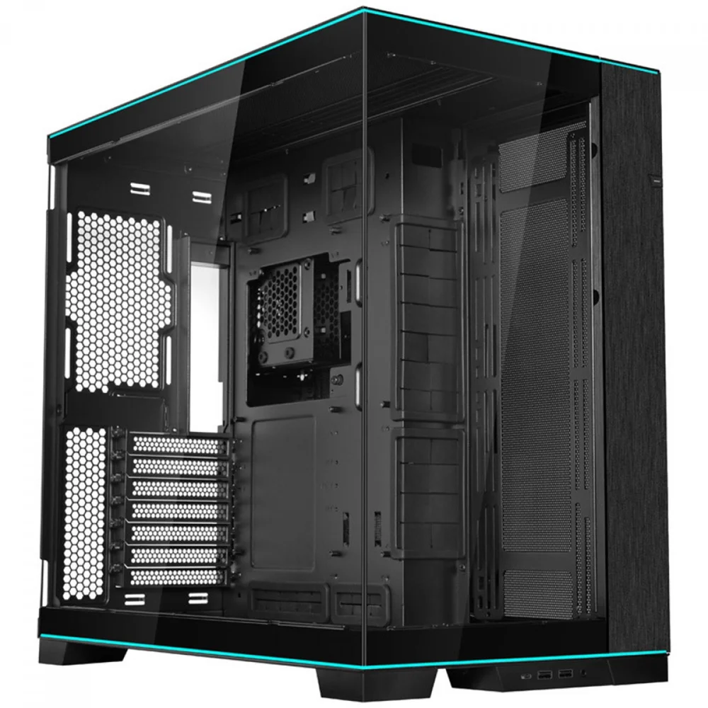 Imagem 4 de 5 do produto Gabinete Gamer Lian Li O11 Dynamic Evo, Mid Tower, RGB, Frontal, Lateral Vidro Temperado, Sem Fan, Sem Fonte, Preto - O11deRGBx