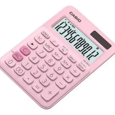 Calculadora De Mesa Casio Ms-20uc Pk Rosa