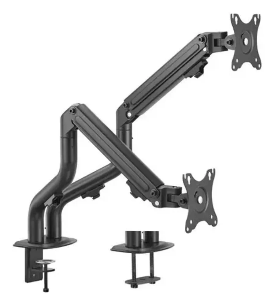 Imagem 2 de 5 do produto Suporte De Mesa Articulado P/2 Monitores Pcyes 17a32 Ps-024n