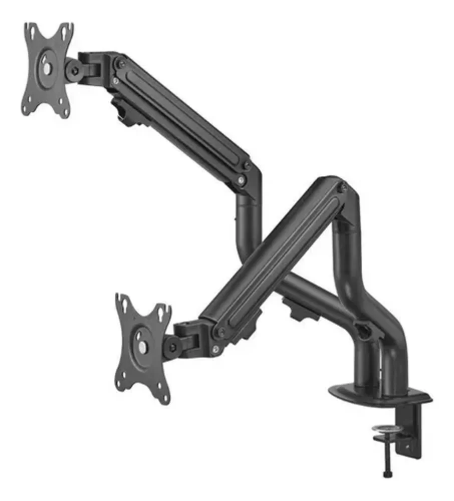 Imagem 4 de 5 do produto Suporte De Mesa Articulado P/2 Monitores Pcyes 17a32 Ps-024n
