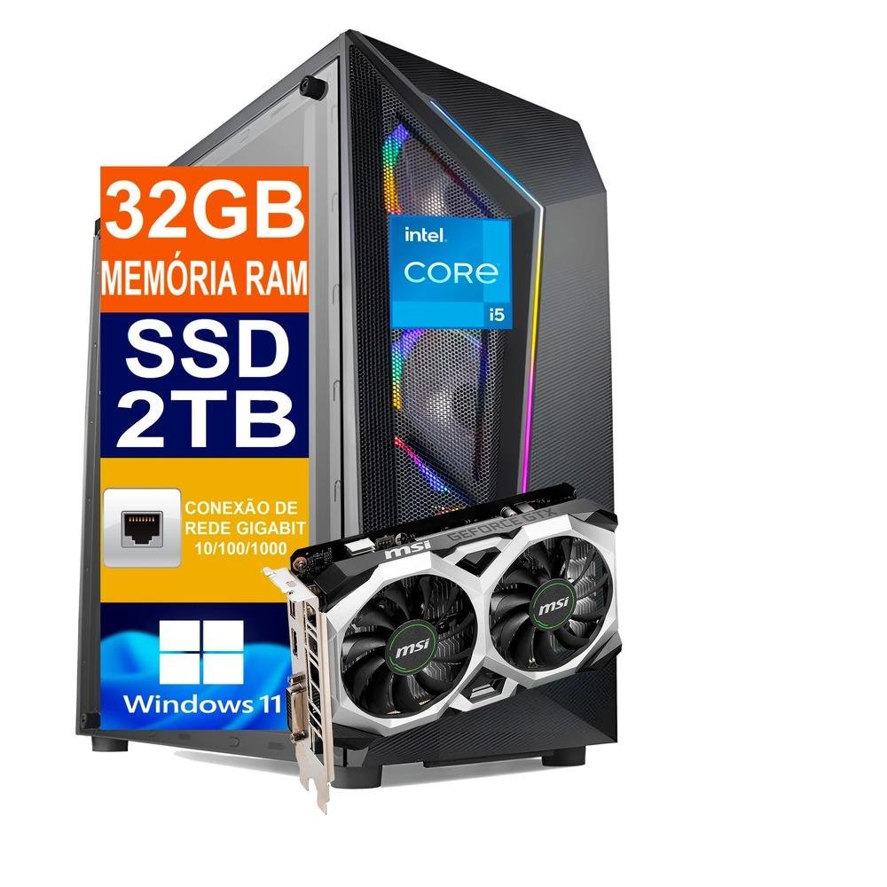 Computador Tech Power Intel Core I5 12600KF KaBuM