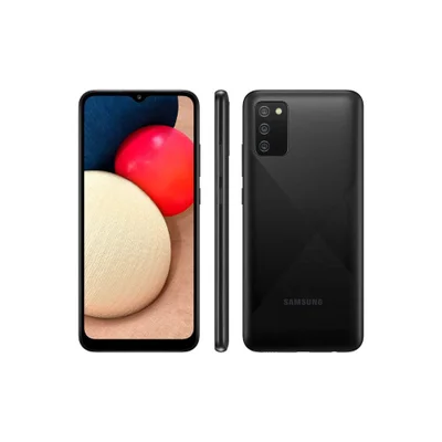Usado: Samsung Galaxy A02s 32gb Preto - Muito Bom