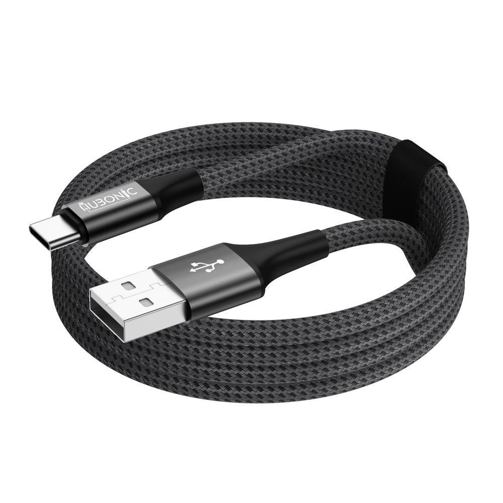 Imagem 2 de 2 do produto Cabo USB-C Turbo Hubonic, 1 Metro, Carregamento, Cabo De Dados, Nylon, Compatível Com Android, Iphone Premium