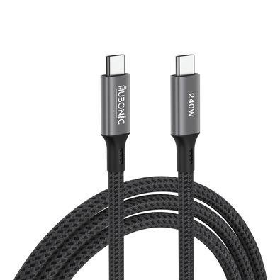 Cabo USB-C 4.0 de 40Gbps Hubonic, Para Carregamento Rápido, Transferência de Dados de 100W/240W, PCs, Celular, Tablets, Laptops