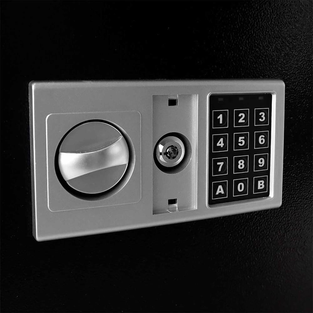 Cofre Aço Eletrônico Teclado C/ Senha + Chave - 52x36x35cm