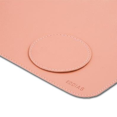 Mouse Pad Desk Pad Eddias (900x400) 90x40cm Em Couro Ecológico Minimalista Mesa Extra Grande - Nude