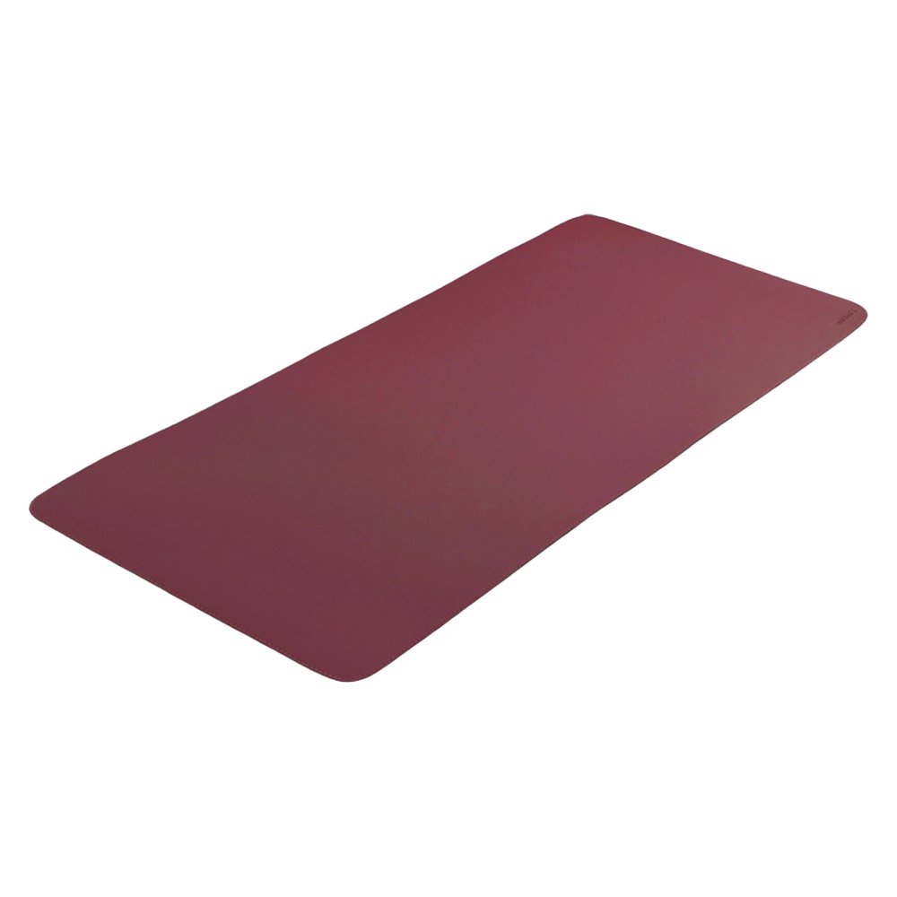 Mouse Pad Desk Pad Eddias (900x400) 90x40cm Em Couro Ecológico Minimalista Mesa Extra Grande - Bordô
