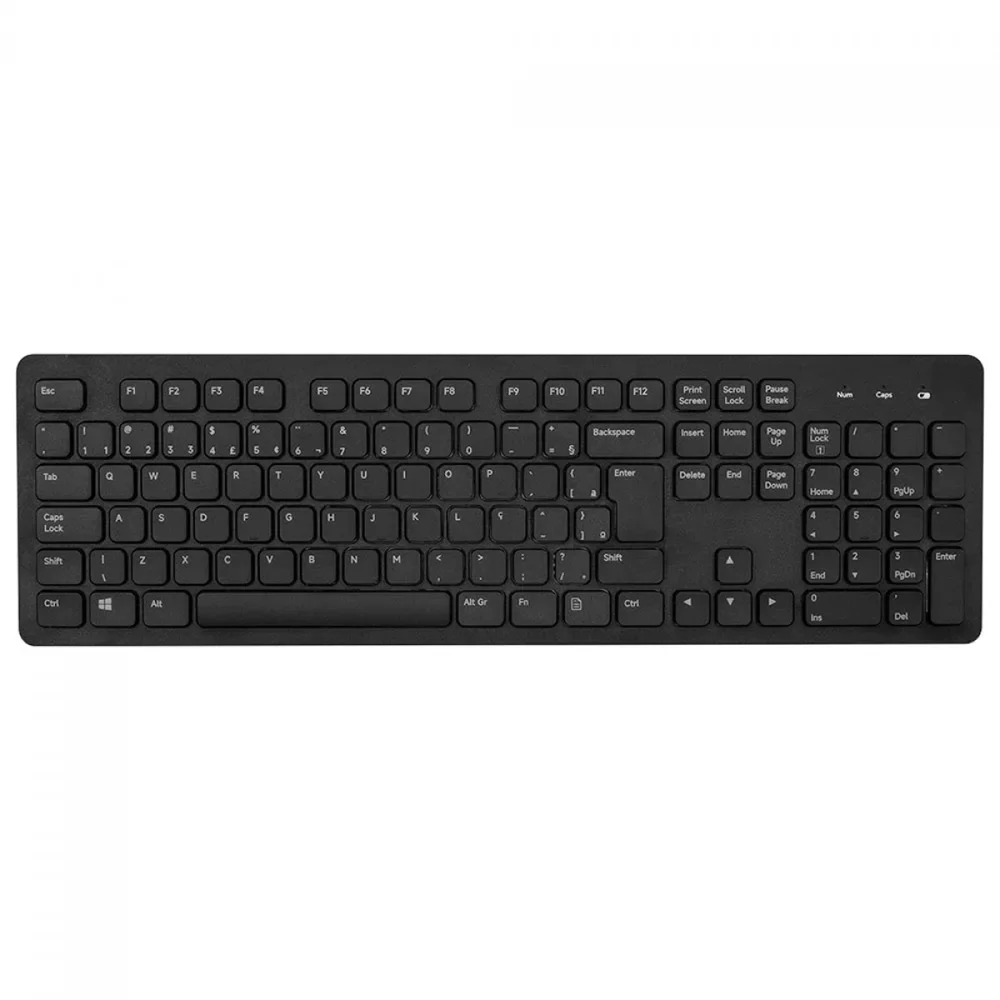 Imagem 4 de 5 do produto Teclado E Mouse Sem Fio Akko Akp104 Compacto Preto Abnt2