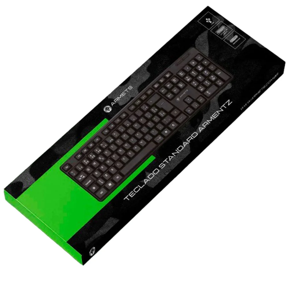 Imagem 2 de 2 do produto Teclado Armet Kb01 USB, Preto
