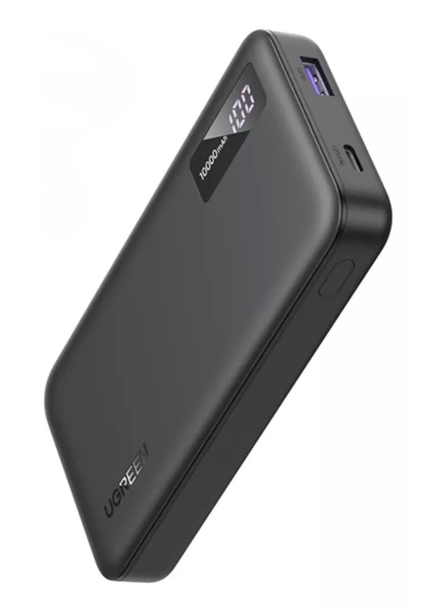 Carregador Portátil Power Bank Ugreen, 10.000mAh, PD, QC, 20W, 22.5W