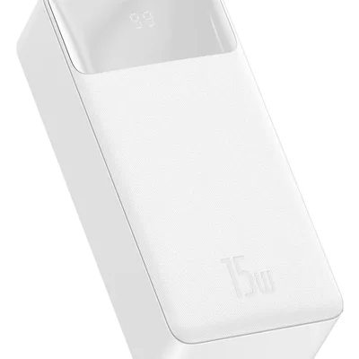 Powerbank Baseus, 30000mAh, 15W, Display Digital, Carga Rápida