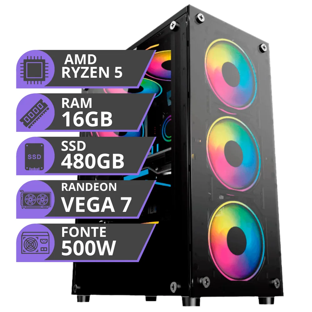 ゲーミングPC Ryzen 5 1400/GTX1080/16GB/256GB KaBuM Aperte o K e evolua com as maiores ofertas