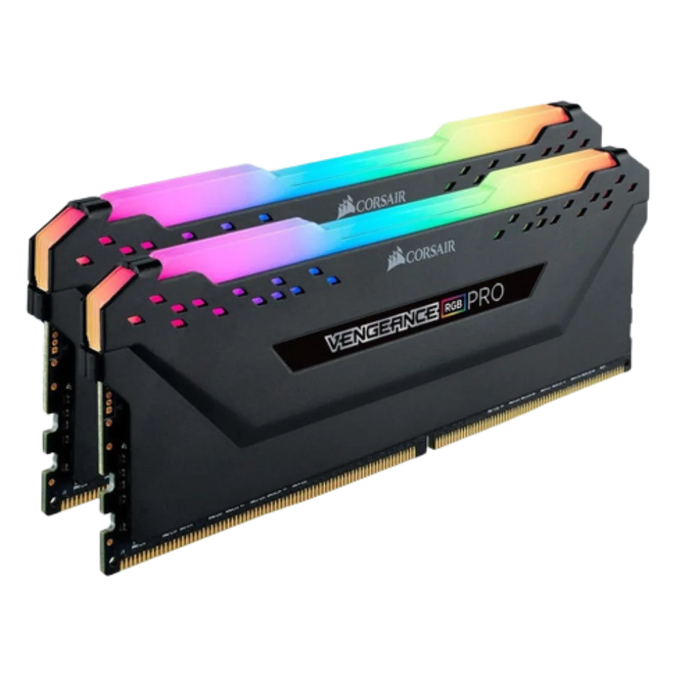 Kit de memória VENGEANCE RGB PRO 32 GB (2 x 16 GB) DDR4 DRAM 3200 MHz C16 TUF Gaming Edition — Preto - CMW32GX4M2E3200C16