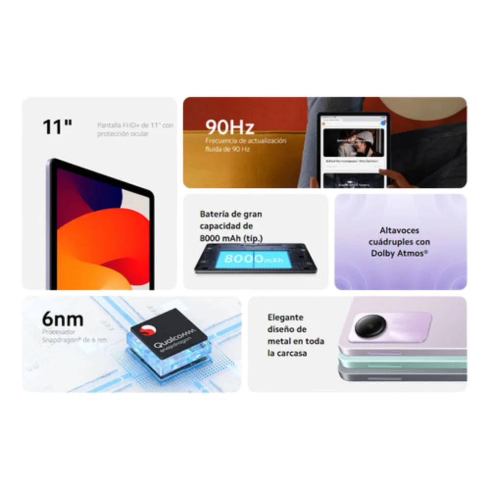 Tablet Xiaomi Redmi Pad Se 8GB De RAM 256GB KaBuM