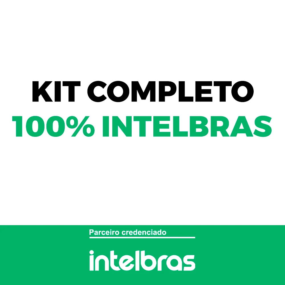 Imagem 4 de 4 do produto Kit 6 Câmeras De Segurança Intelbras Full Hd 1080p Com Dvr Mhdx 1208 1080p | Completo 100% Intelbras