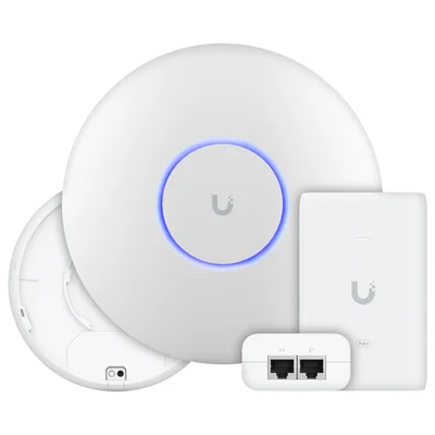 U6 Pro Ubiquiti Com Fonte 30w 48v | Roteador Wi-fi 6 Access Point 5.3 Gbps + Injetor Poe+