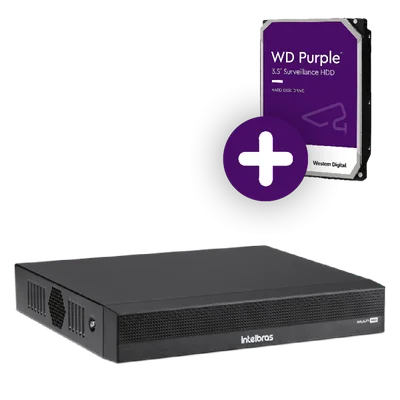Dvr Intelbras 16 Canais 5mp Lite Com Hd 4TB | Gravador De Vídeo - Mhdx 3116-c