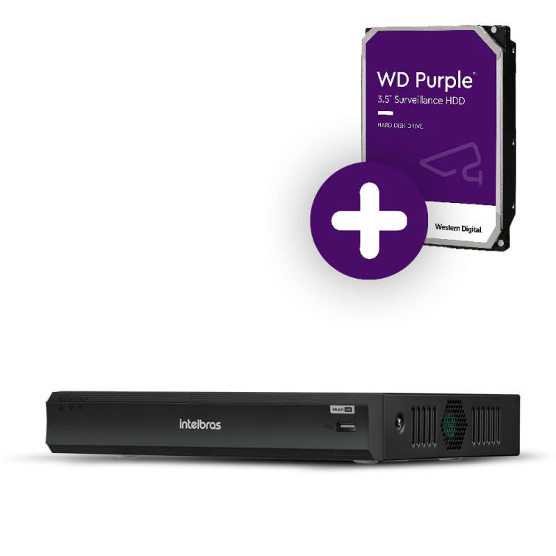 Imagem 5 de 5 do produto Dvr Intelbras 8 Canais 5mp Lite Com Hd 1TB | Gravador De Vídeo Imhdx 3008