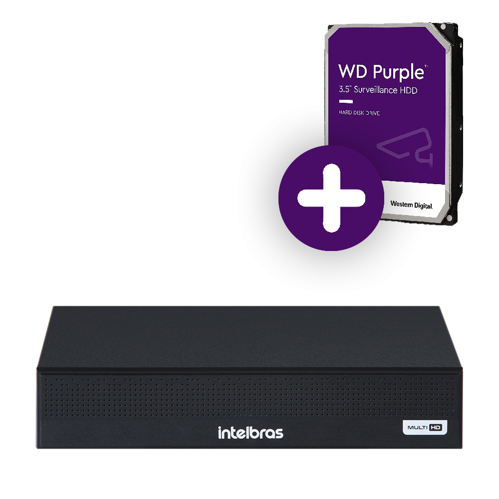 Dvr Intelbras 16 Canais 5mp Lite Com Hd 2TB | Gravador De Vídeo - Mhdx 3116-c